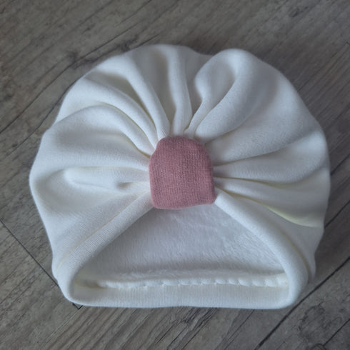 Turban nœud , buns ou simple en Polaire alpine- Oeko-Tex